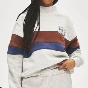 PARKE Vintage Stripe Mockneck